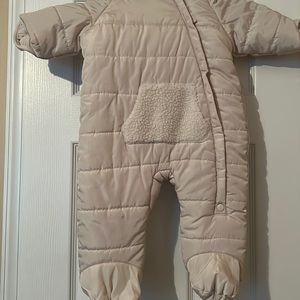 Jessica Simpson creamed baby jumpsuit